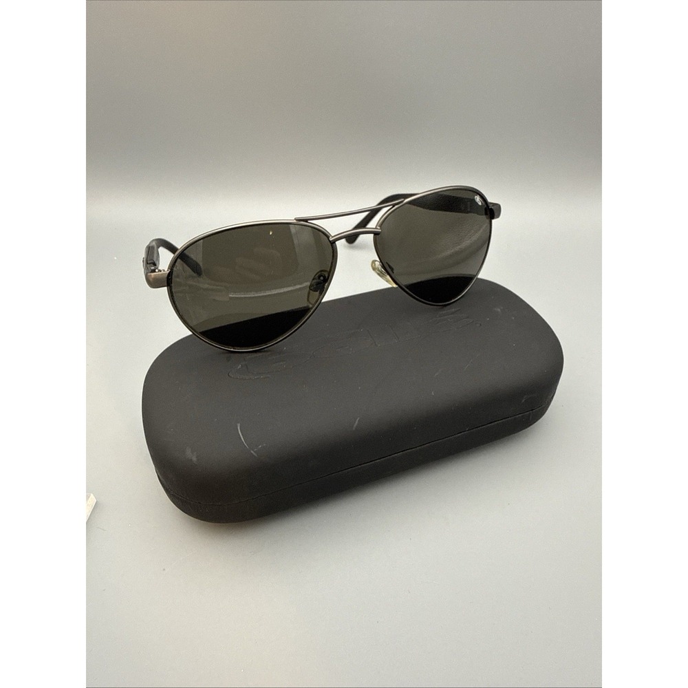 Bolle Zyrium 3 Luxury Aviator Sunglasses Polarized Lens, 913 246 07G Italy +Case